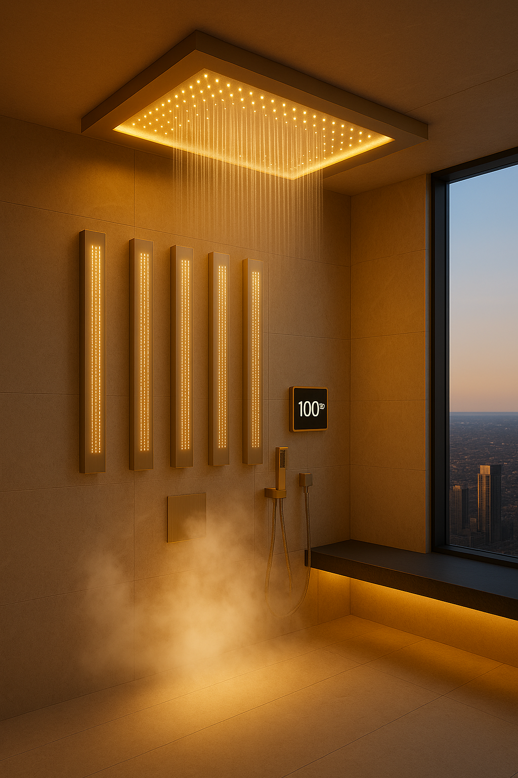 Commercial restroom fixtures